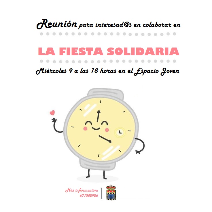 Reunión fiesta solidaria