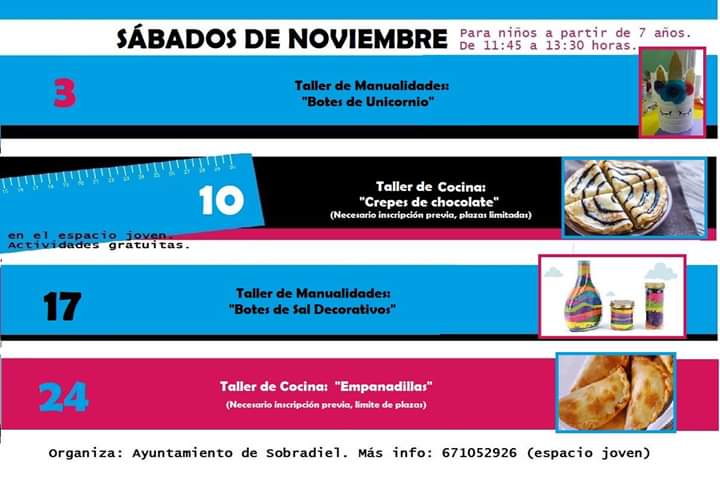 Sábados de noviembre