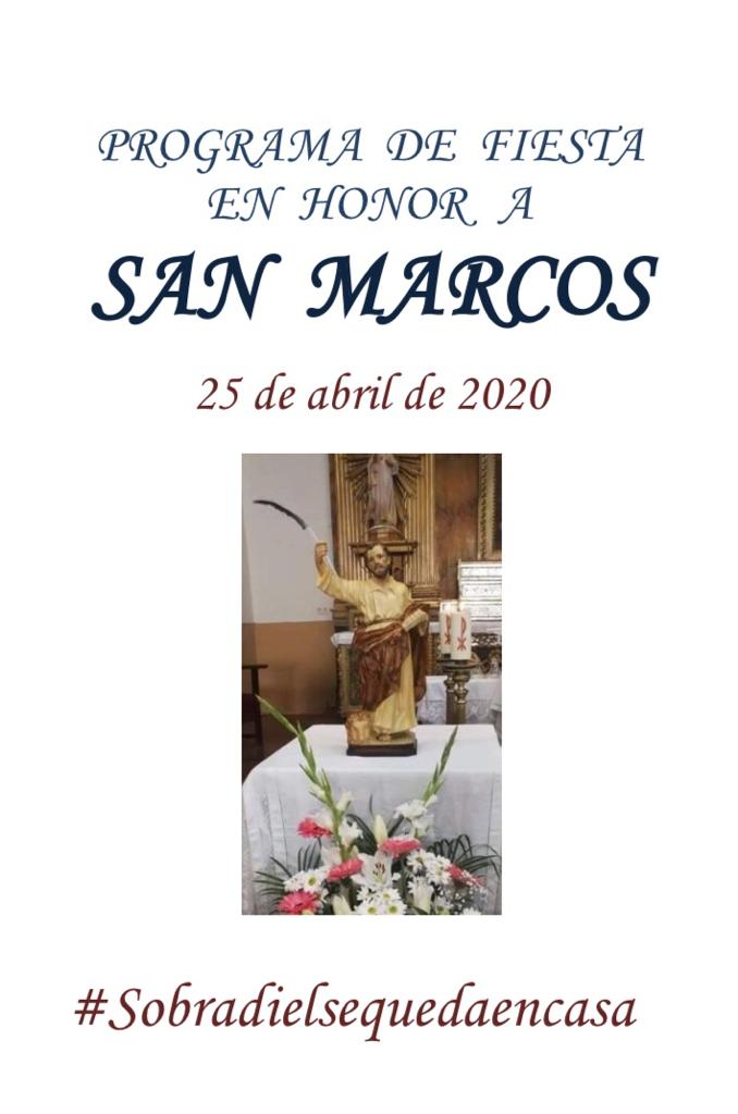 Programa. Fiestas San Marcos