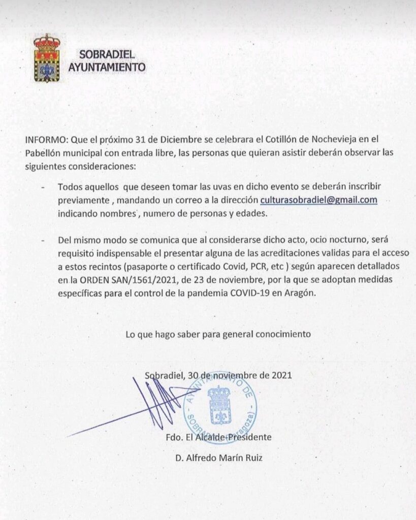 información covid