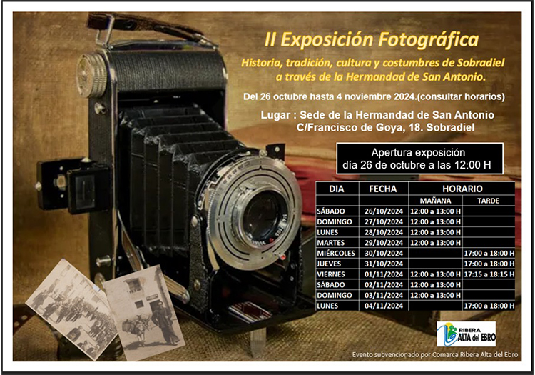 EXPOSICIÓN DE FOTOGRAFIA